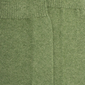 Lange Socken aus Wolle und Kaschmir für Herren - Grün | Doré Doré