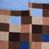 Herrensocken aus Baumwolle mit Karomuster - Holz & blau | Doré Doré