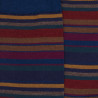 Socken mit feinen mehrfarbigen Streifen - Blau