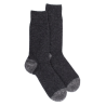 Herrensocken aus Fleece - Dunkelgrau & oxfordgrau