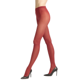 gemusterte Strumpfhose Doré Doré in Rot