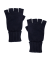 Fingerlose Unisex Handschuhe aus Wolle und Kaschmir - Navy Blau