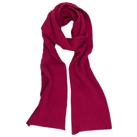 Schal aus Merinowolle, Seide und Kaschmir – Rot