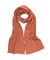 Einfarbiger Unisex-Schal aus Wolle und Kaschmir - Orange