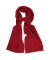 Einfarbiger Unisex-Schal aus Wolle und Kaschmir - Rot