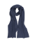 Schal aus Merinowolle, Seide und Kaschmir - Denimblau
