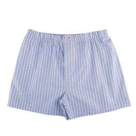 Herren-Boxershorts aus reiner Baumwolle - Blau | Doré Doré