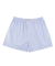 Herren-Boxershorts aus reiner Baumwolle - Weiß/Navy Blau