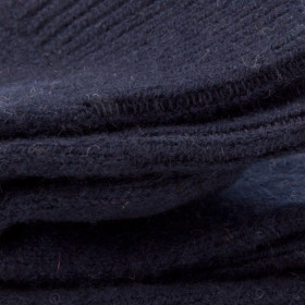 Socken aus Wolle und Kaschmir für Damen - Dunkelblau
