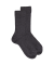 Socken aus Merino Wolle für Kinder - Dunkelgrau