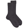 Socken aus Merino Wolle für Kinder - Grau