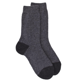Socken Dore Dore für Damen aus fleece - Grau und schwarz