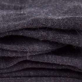 Bauwolle & Woll Socken für Damen - Grau