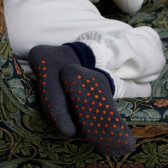 Anti-Rutsch-Socken Doré Doré für Kinder - Grau und rosa