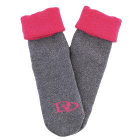 Anti-Rutsch-Socken Doré Doré für Kinder - Grau und rosa