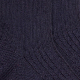 Socken aus Merino Wolle für Kinder - Dunkelblau