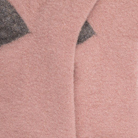 Lange Socken für Damen aus Polarwolle - Rosa | Doré Doré