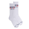Baumwoll'Frottee-Sportsocken für Damen - Weiß
