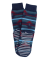Rutschfeste Damensocken aus Baumwolle mit Teppichmuster - Navy Blau