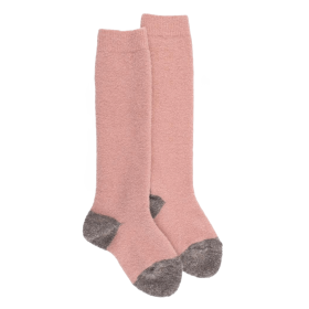 Lange Socken aus Polarwolle für Kinder  - Rosa | Doré Doré