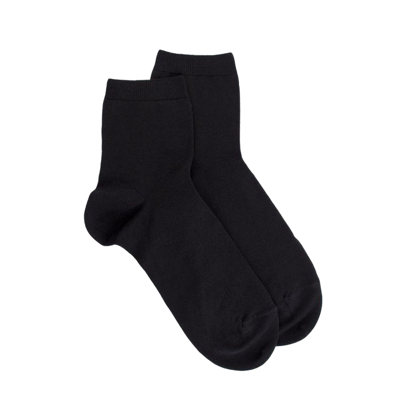 Socken Dore Dore aus merzerisierter Baumwolle - Schwarz