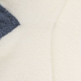 Socken aus fleece - weiß und Blau