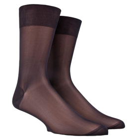 Dünne Socken aus 100% Polyamid - Schwarz