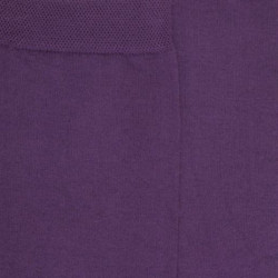 Damensocken aus feiner ägyptischer Baumwolle - Zwetschgenfarbe | Doré Doré