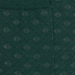 Wollsocken mit durchbrochenen Rauten -Grün
