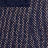 Socken aus Wolle für Kinder mit Dreiecksmuster – Blau