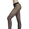 Zebra Strumpfhose - 20 Denier - Schwarz