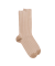 Herren Socken aus elastischer Baumwolle mit vertikalem Streifenmuster - Beige/Creme