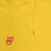 Herren-Socken aus ägyptischer Baumwolle - Papaya Yellow || Papaya Yellow Doré Doré