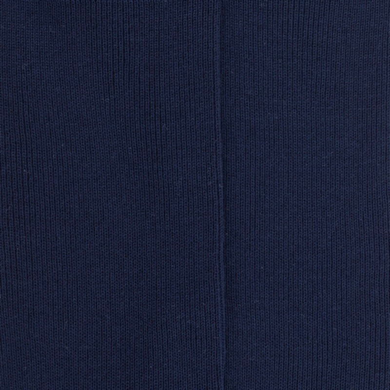Gerippte Damensocken ohne elastisches Bündchen aus fil d'écosse - Blau | Doré Doré