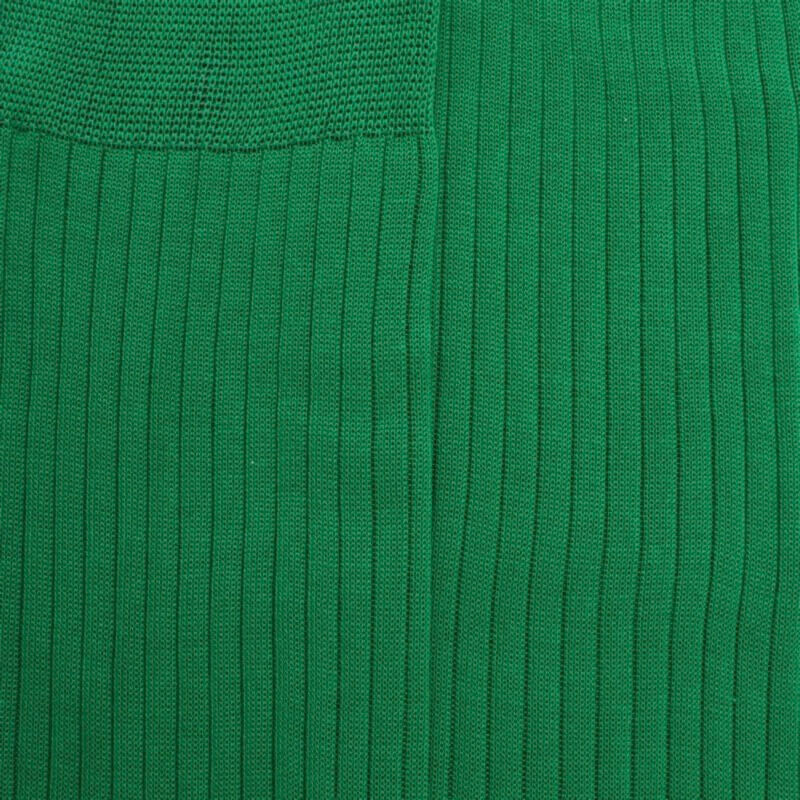 Luxus Kniestrümpfe aus merzerisierter Baumwolle - Grün