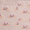 Herren Socken aus Baumwolle mit Fahrrad Muster - Sahara Beige | Doré Doré