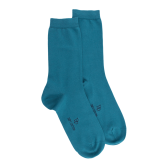 Damen Socken aus feiner ägyptischer Baumwolle - Blau | Doré Doré