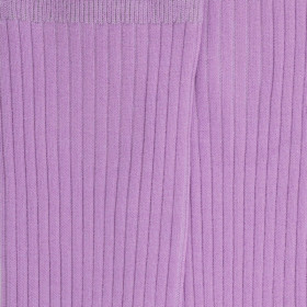 Damen Socken gerippte Baumwolle lisle - Lila | Doré Doré