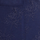 Damensocken aus Wolle mit Transparenz - Navy Blau | Doré Doré
