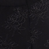Damensocken aus Wolle mit Transparenz - Schwarz | Doré Doré