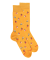 Socken für Herren in lisle gemusterten Segelbooten - Gelb