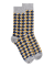 Socken für herren aus ägyptischer Baumwolle mit geometrischem Muster - Grau