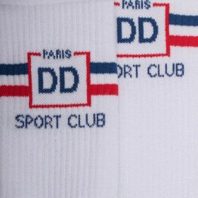 Baumwoll'Frottee-Sportsocken für Damen - Weiß | Doré Doré
