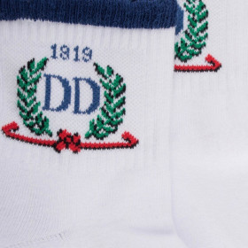 Sportliche kurze Baumwoll'Frottee-Socken DD 1819 für Damen - Weiß | Doré Doré