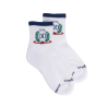 Sportliche kurze Baumwoll'Frottee-Socken DD 1819 für Kinder - Weiß