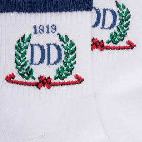 Sportliche kurze Baumwoll'Frottee-Socken DD 1819 für Kinder - Weiß | Doré Doré