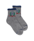 Sportliche kurze Baumwoll'Frottee-Socken DD 1819 für Kinder - Grau