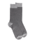 Socken für Herren aus ägyptischer Baumwolle mit verschlungenen Mustern - Grau