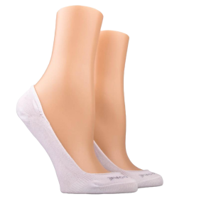 Unsichtbare Socken für Damen - Weiß