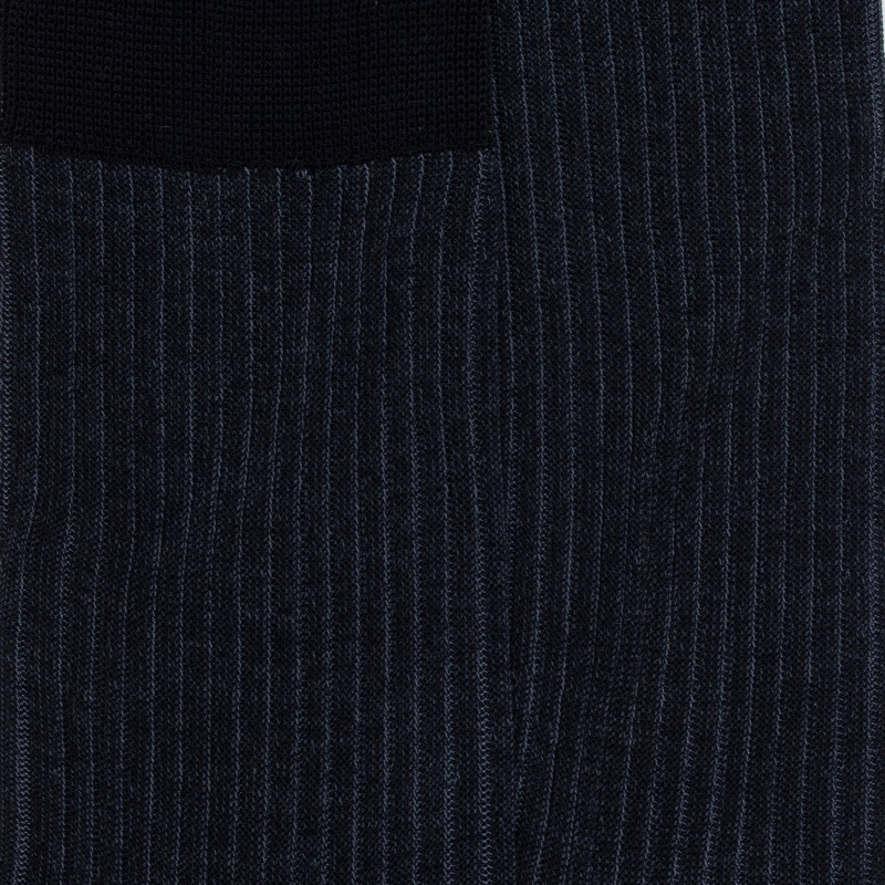 Socken Subtile aus merzerisierter Baumwolle - Grau und blau